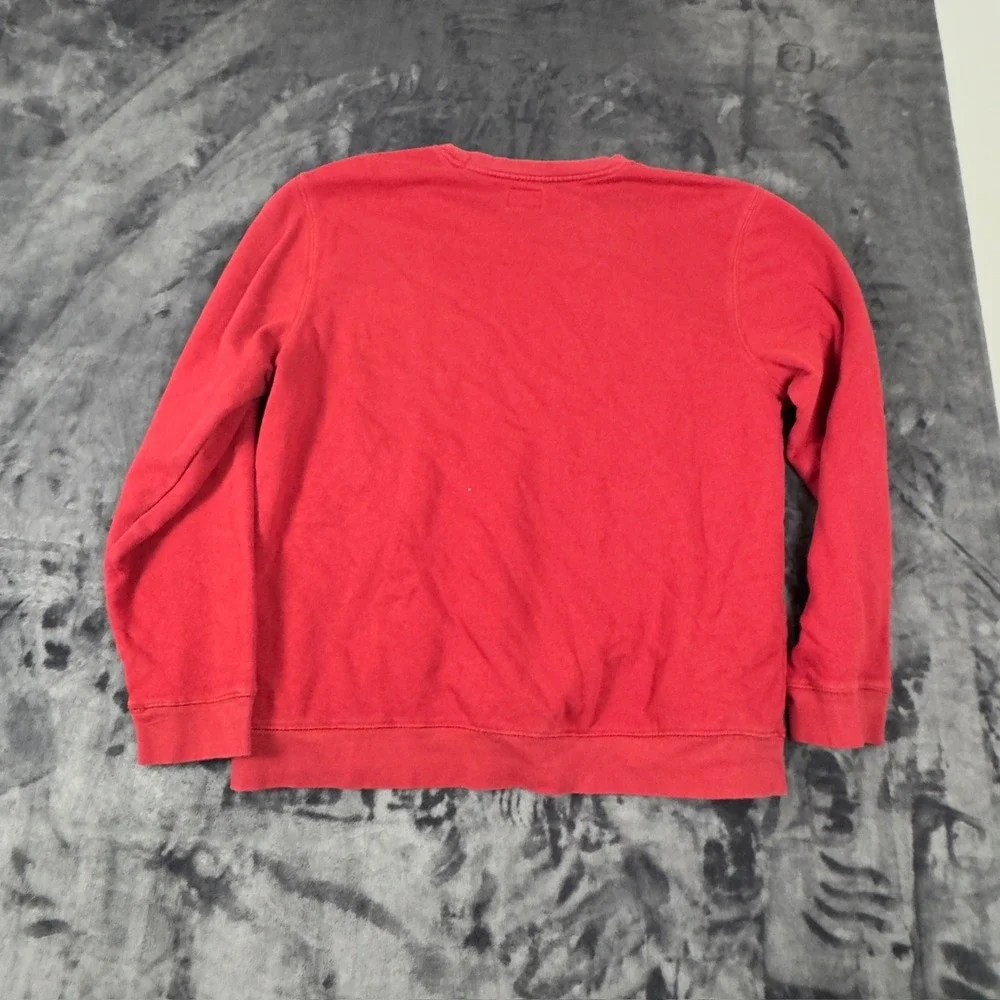 Everlast Sport Crewneck Sweatshirt Mens Large Red Fleece Pullover‎ 2547